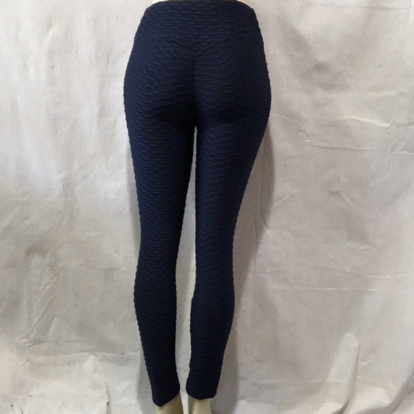 XJ Boost NWT Scrunch Back Honeycomb Leggings - Picture 6 of 12